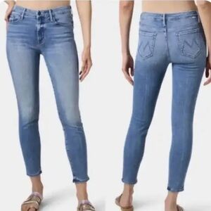$238 Sz 28 The Looker Crop Rancho Diablo Blue Jeans